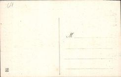 VINTAGE POSTCARD Hendaye Seen of the Bridges International of the railroad and the tram and the first houses of Spain 3 crowns