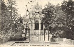 CPA Dreux Entree du Parc a la Chapelle Saint Louis