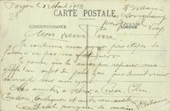 VINTAGE POSTCARD Dijon Place Darcy steam train