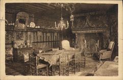 VINTAGE POSTCARD Divine on Sea Room of Marmousets William the Conqueror Fashionable country inn