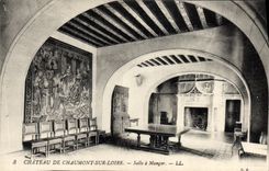 CPA Chateau de Chaumont sur Loire Salle a Manger 