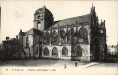 CPA Alencon L'Eglise Notre Dame 