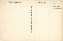 VINTAGE POSTCARD Bernay Church of the Seam the Nave