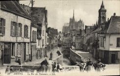 VINTAGE POSTCARD Amiens the Street of the Tanners Women