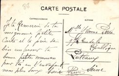 POSTAL Epinal Promeande de la VENDIMIA de Templiers y de las cuestas