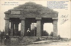 VINTAGE POSTCARD the Temple at the Top of Donon