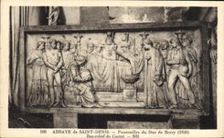 Abadía de la POSTAL de la VENDIMIA Saint del entierro de Denis del duque de la relevación baja de la baya 1820 de Vartot