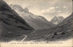 CPA Col des Montes Aiguille Verte Chaine des aiguille du Mont Blanc 