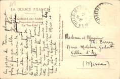 CPA Gorges du Tarn Pougnadoire La Tour Eiffel