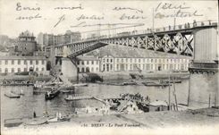 VINTAGE POSTCARD Brest the Revolving Bridge