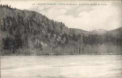 CPA Ballon d'Alsace L'Etang des Roseaux A l'horizon Sommet du ballon