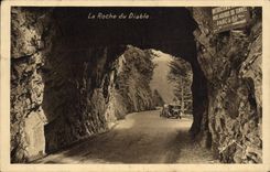 VINTAGE POSTCARD the Rock of the Devil
