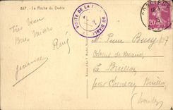 VINTAGE POSTCARD the Rock of the Devil