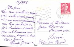 CPA Fantaisie Fleurs Heureux Anniversaire 