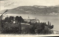CPA Aix les Bains Abbaye d'Hautecombe et la Chambotte 