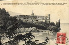 VINTAGE POSTCARD Abbaye of Hautecombe Brood of the monks cistercians