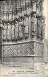VINTAGE POSTCARD Amiens Cathedral Porch of the Mother of God