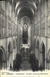 CPA Amiens Cathedrale La Nef prise du Triforium