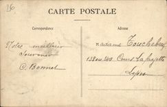 VINTAGE POSTCARD Drill of Slow Road of Combe Laval Entered of the tunnel of the monks