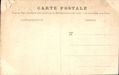 VINTAGE POSTCARD Cascade of Boul of the World close Chambéry