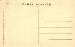 VINTAGE POSTCARD the Road of the Great Narrow parts the road in overhang and throats of Vernaison