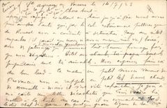 VINTAGE POSTCARD Road of the Great Narrow parts Entered of the last narrow parts