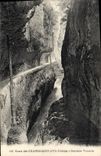 VINTAGE POSTCARD Road of the Great Narrow parts Last Tunnels