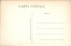 VINTAGE POSTCARD Surroundings of Senlis Drill of Halatte Route des large oaks