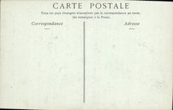 VINTAGE POSTCARD Pau the Entry of the Castle Main courtyard