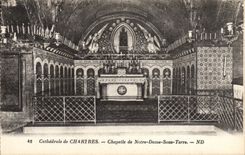 CPA Cathedrale de Chartres Chapelle de Notre Dame Sous Terre 