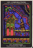 CPA Les Charpentiers Virtail de Saint Julien Xlll e siecle Les corporations Chartres
