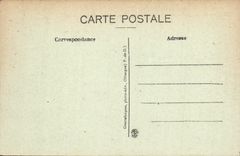 Línea de la POSTAL de la VENDIMIA de la tranvía a la roca grande en la subida de Puy de Dome