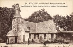 CPA Honfleur Chapelle de Notre Dame de Grace 