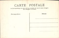 VINTAGE POSTCARD Gavarnie the Large Cascade Horses