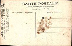 Cabecera de la POSTAL de la VENDIMIA del St Gervais de la iglesia