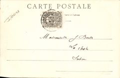 Camino de Grenoble de la POSTAL de la VENDIMIA del puerto en las grandes piezas estrechas de Royans