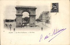 VINTAGE POSTCARD Dijon the Guillaume Gate