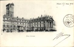 VINTAGE POSTCARD Dijon Places of Weapons