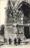 Soldados de Militaria de la catedral de Reims de la POSTAL de la VENDIMIA