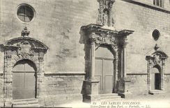 POSTAL Sables d'Olonne Notre Dame de la VENDIMIA de buenas puertas portuarias