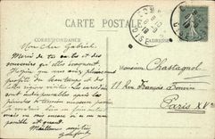 Alrededores de la POSTAL de la VENDIMIA de Compiegne Cambronne el cuarto de la danza de Militaria