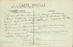 VINTAGE POSTCARD Rheims In Its Years of Bombardments the street Carnot at once the Militaria fire