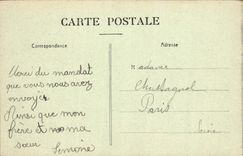 CPA Germigny Une Rue du Village Militaria