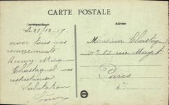 VINTAGE POSTCARD Soissons the Militaria Cathedral