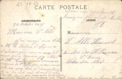 CPA Eglise de St Hilaire pres Mourmelon apres le bombardement Militaria