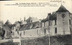 CPA Le Chateau de Mondement Pres Sezanne Militaria