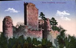 VINTAGE POSTCARD Landsberg Ruin
