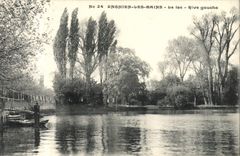 CPA Enghien Les Bains Le Lac Rive gauche