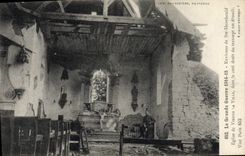 CPA Environs de Ste Menehould Eglise de Vienne la Ville Militaria