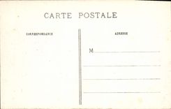 VINTAGE POSTCARD a trench with Northern Wood Shoe of co. Menehould Militaria